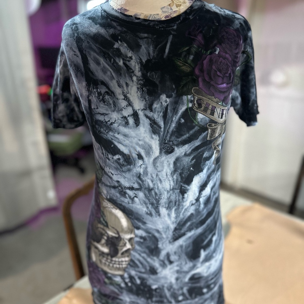 Sinful Tie Dyed Short Sleeve Top
